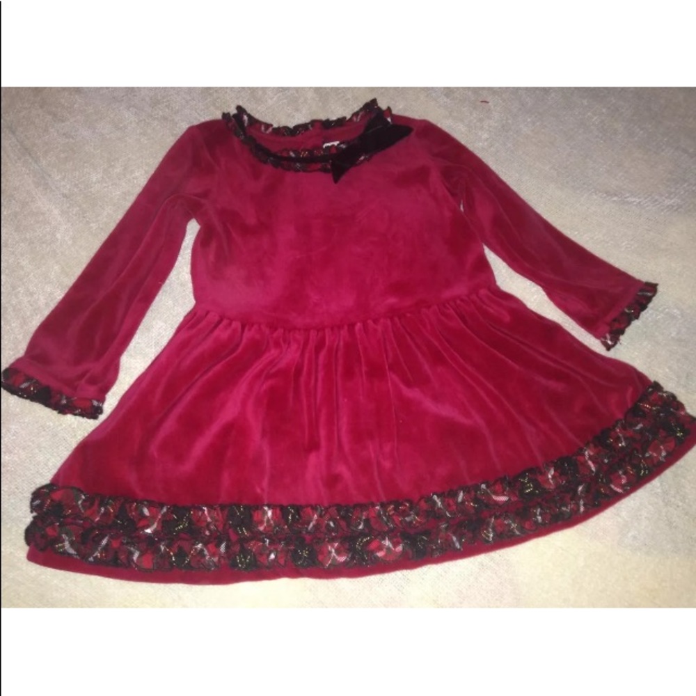 Polly Flinders size 18 months red  dress child